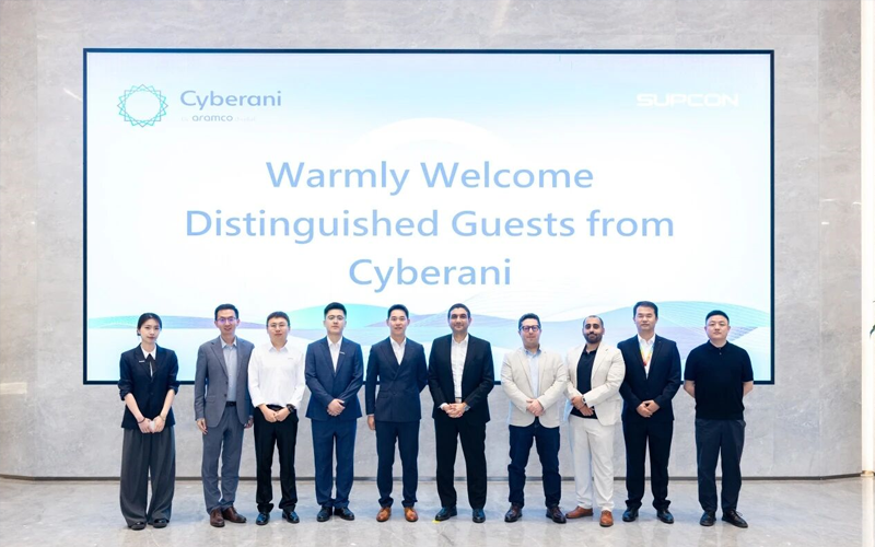 沙特阿美旗下Cyberani高层会见人生就是博官方网站，，，携手共筑工业信息清静新名堂